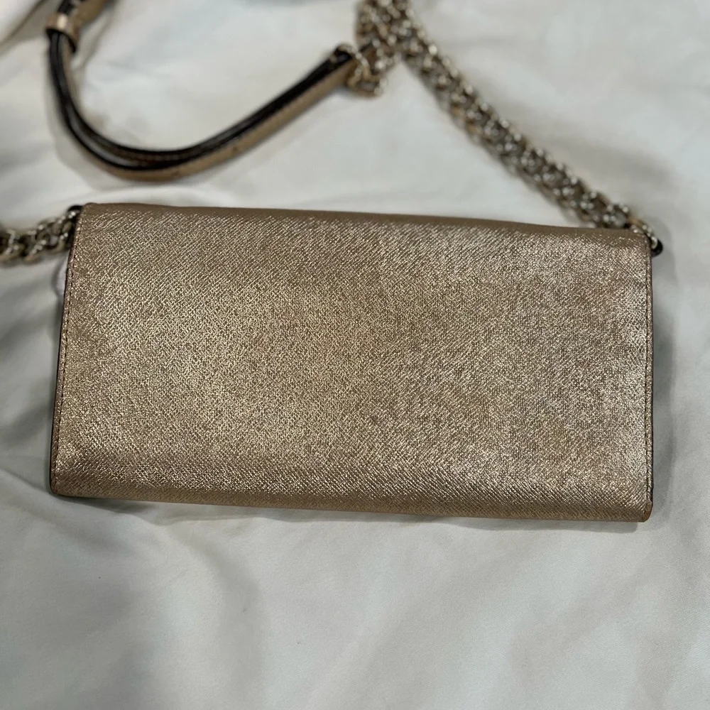 Wallet Gold Crossbody Bag - Picture 12 of 15